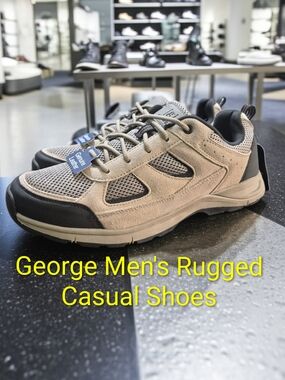 George Men's Rugged Casual Shoes Mens 11.5 NWT